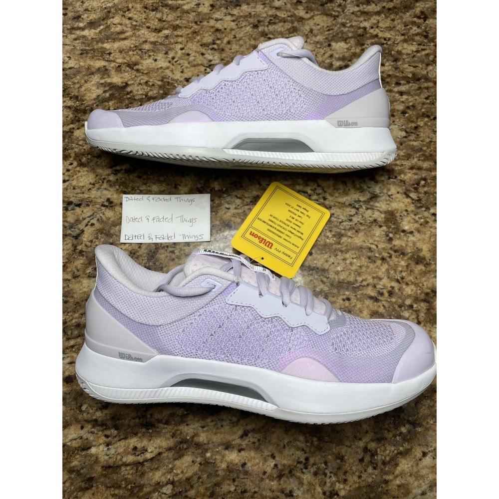 Women Size 8.5 WILSON Intrigue Tour IW Lavender Tennis Shoes WRS335000 SAMPLE
